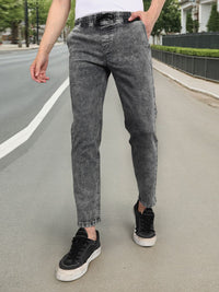 Urbano Fashion Men Heavy Fade Stretchable Jeans