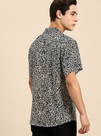 DENNISON Men Smart Block Printed Casual Shirt