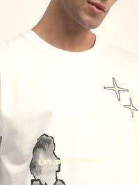 Difference Of Opinion Men Short Sleeve Oversized Crew Neck Printed Tshirt