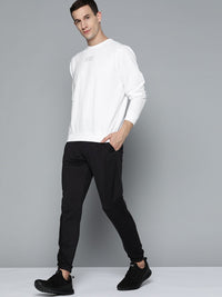 HRX by Hrithik Roshan Men White Brand Logo Printed  Sweatshirt