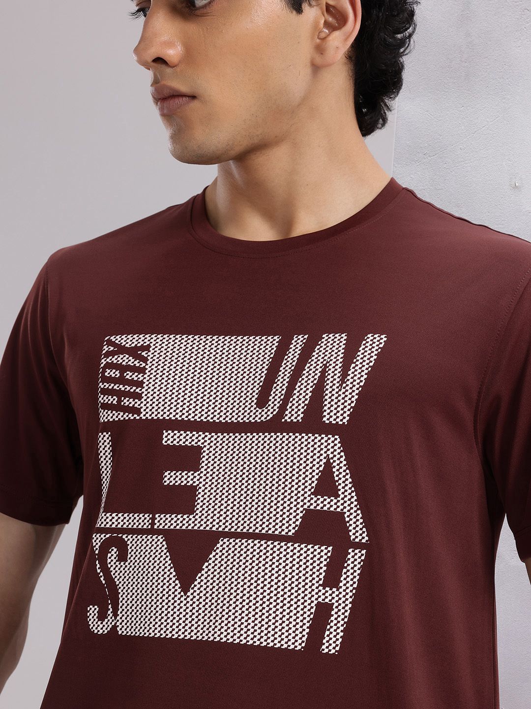 HRX by Hrithik Roshan Men Typography Printed Rapid-Dry Training T-shirt