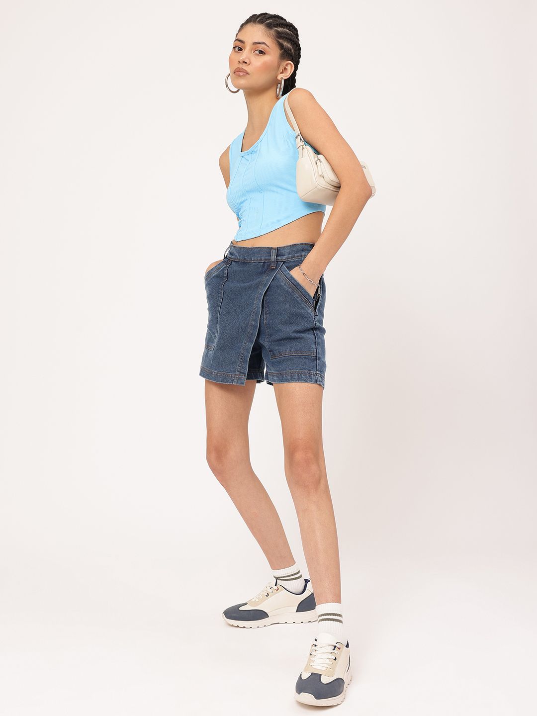 DressBerry It Girl Essential Ribbed Corset Top