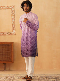 Jompers Ethnic Motifs Printed Straight Kurta with Pyjamas