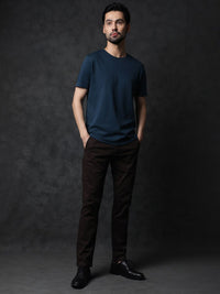 RARE RABBIT Men Gis Slim Fit Cotton T-Shirt