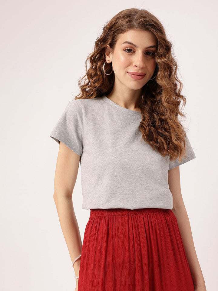 DressBerry Grunge Rise Above The Hard Days Printed T-shirt