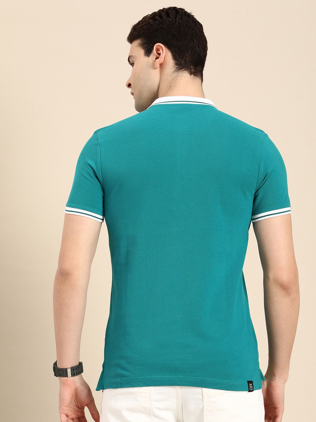 Being Human Men Polo Collar Pure Cotton T-shirt