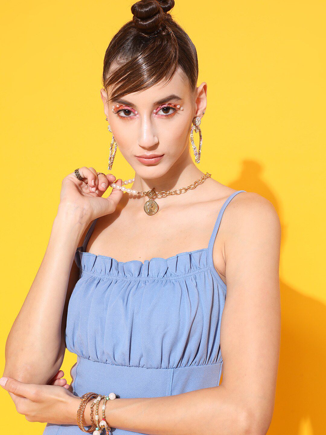 STREET 9 Blue Bodycon Dress