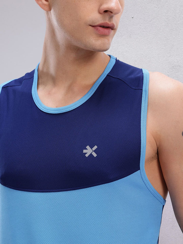 HRX by Hrithik Roshan Colourblock Racerback Running T-shirt