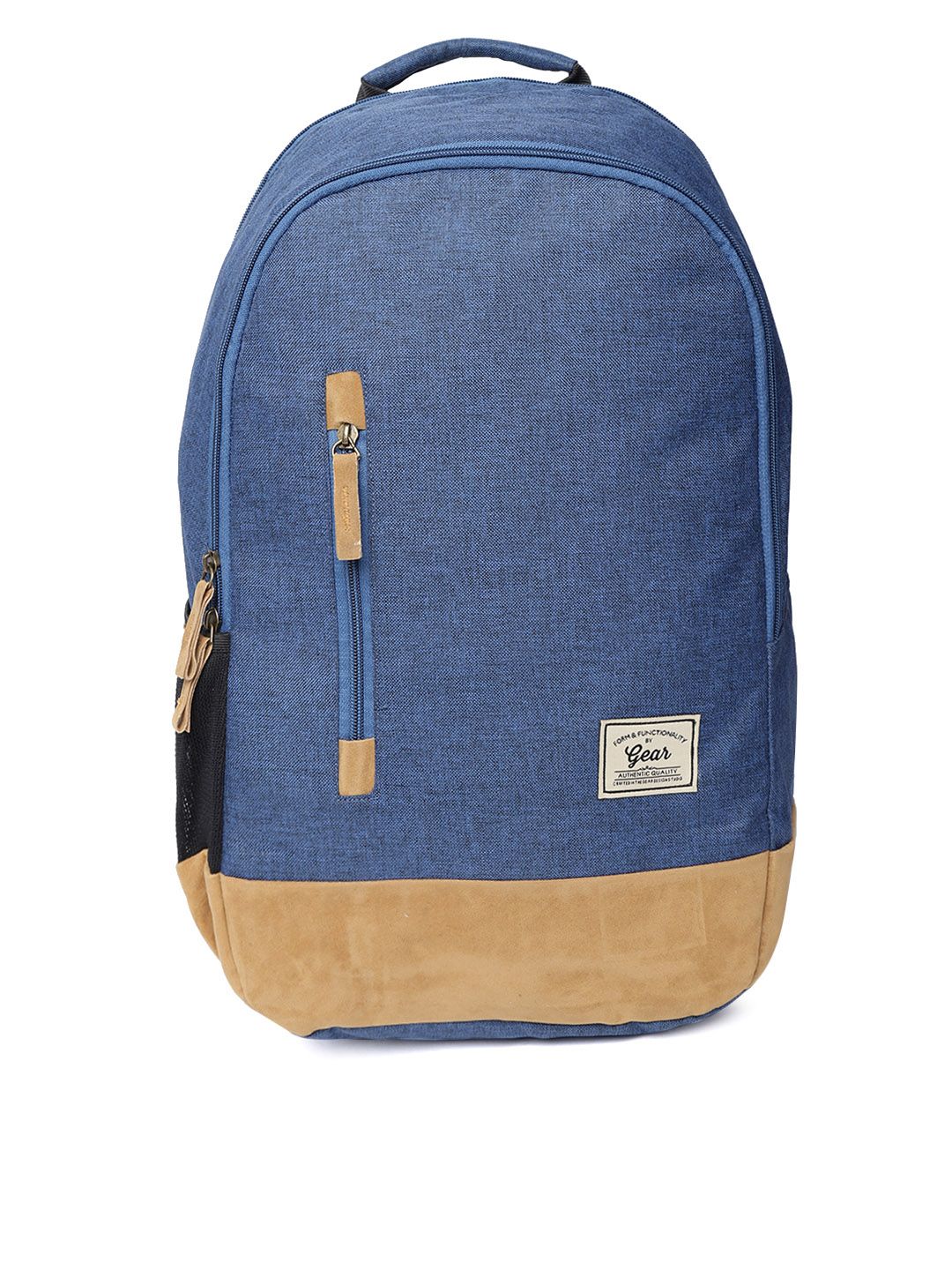 Gear Unisex Navy Blue Solid Backpack