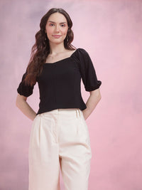 DressBerry Sweetheart Neck Top