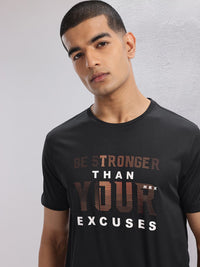 HRX by Hrithik Roshan Printed Rapid-Dry Training T-shirt