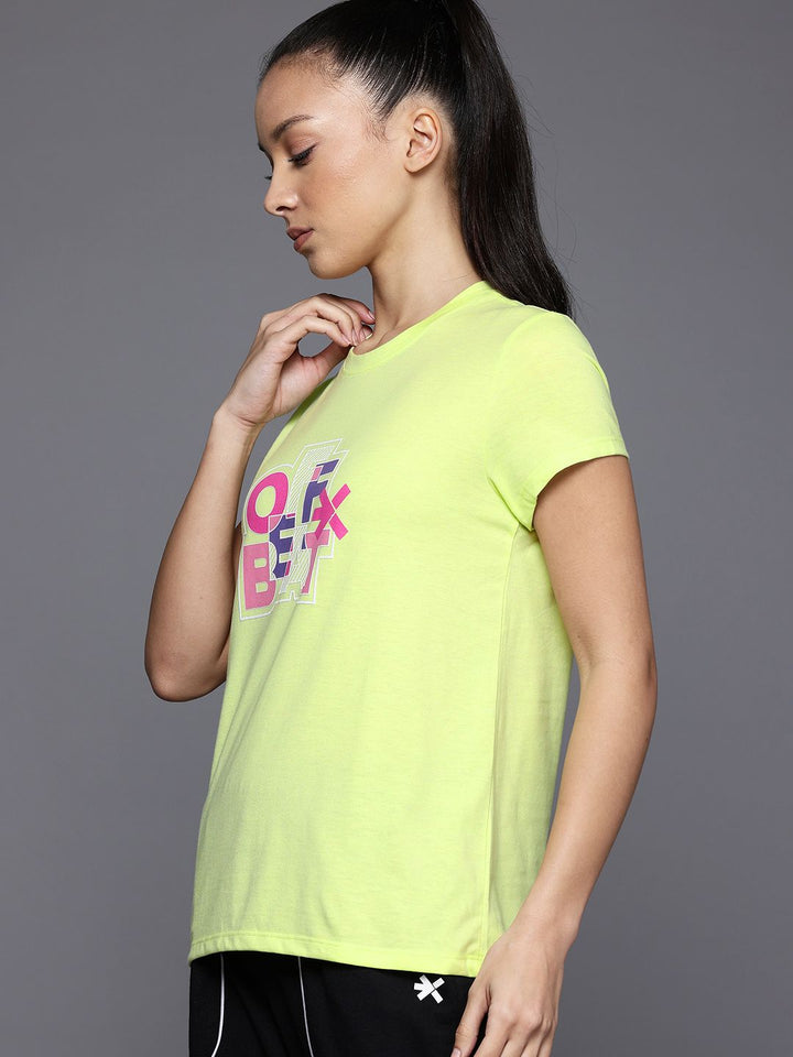HRX by Hrithik Roshan Women Typography Printed T-shirt