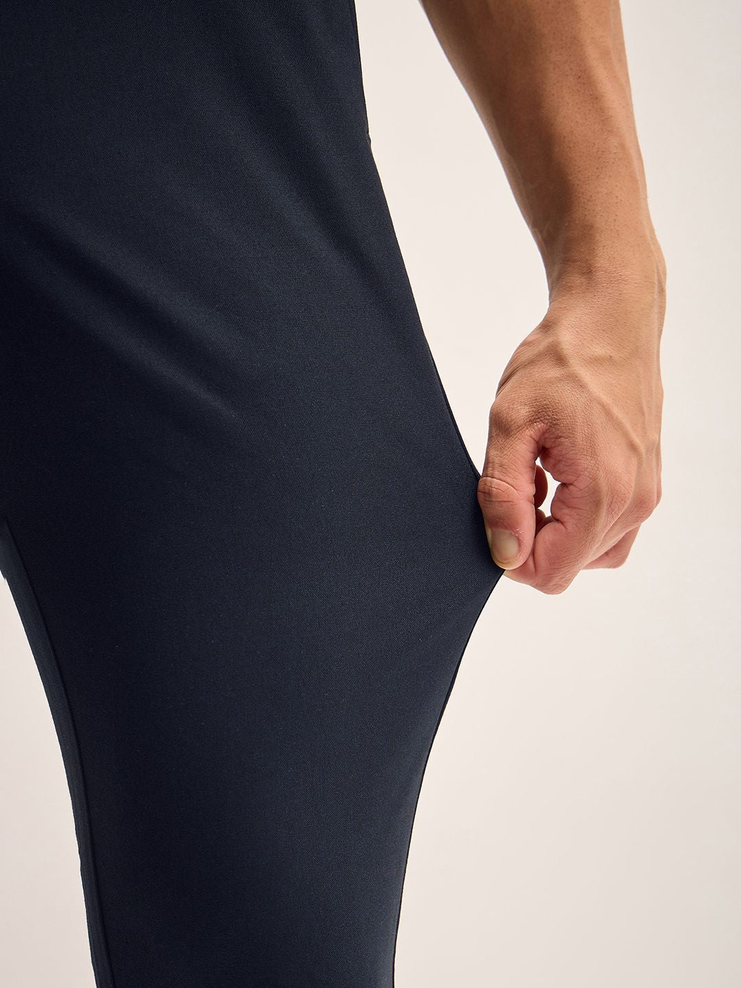 THE BEAR HOUSE Men Mid-Rise Slim Fit Formal Trousers