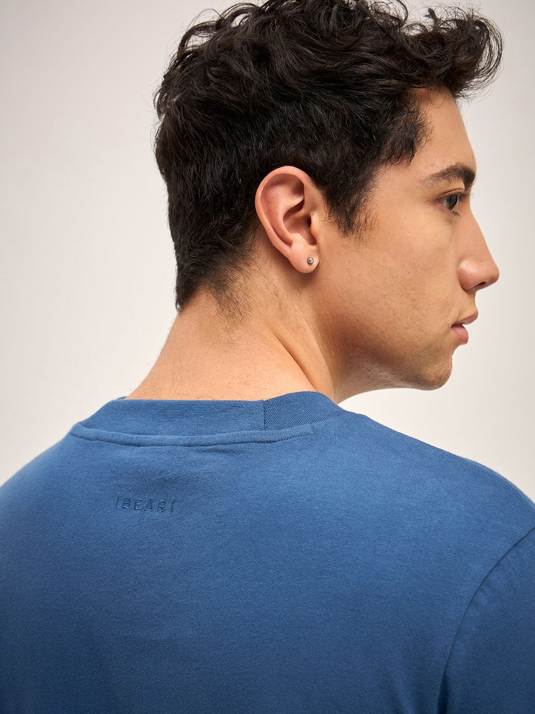 THE BEAR HOUSE Men Solid Round Neck Pure Cotton T-shirt