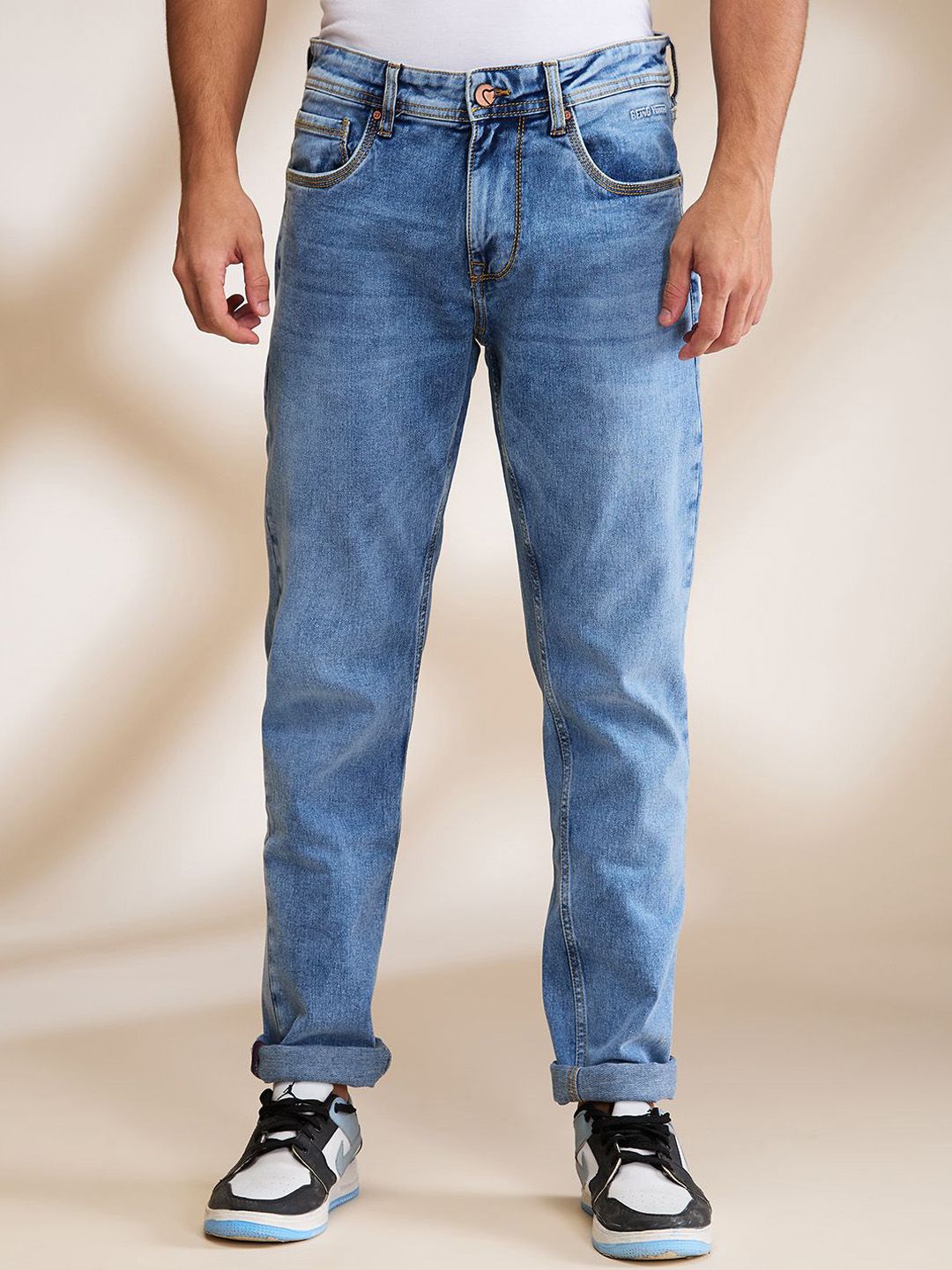 Being Human Men Slim Fit Mid-Rise Jeans