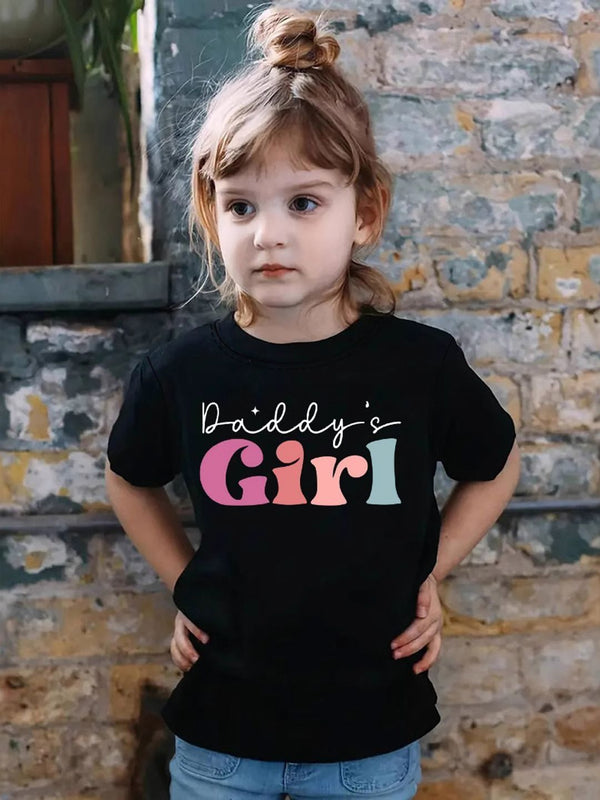 YK Girls Printed Extended Sleeves T-shirt