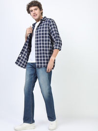 HIGHLANDER Men Blue Straight Fit Light Fade Stretchable Jeans