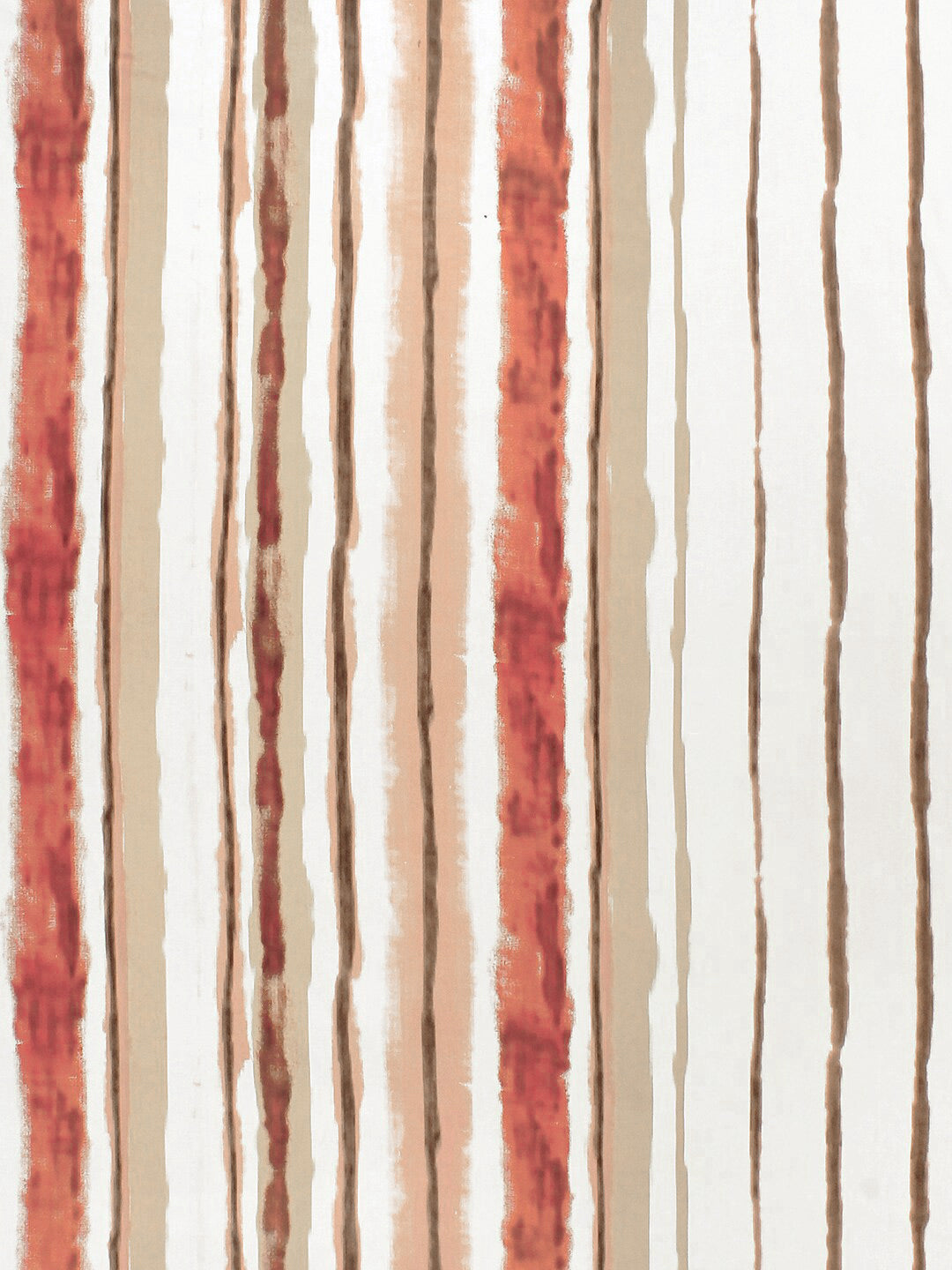 Story@home Red Striped Cotton 144 TC Queen Bedsheet with 2 Pillow Covers-89 x 98 inches