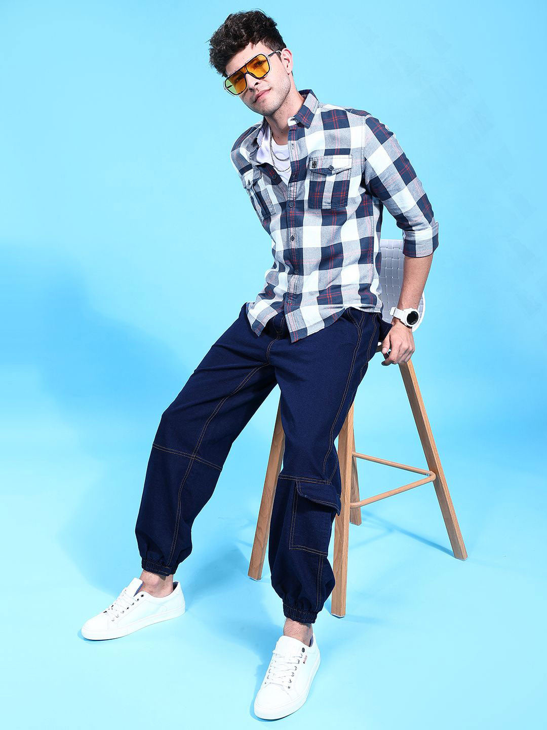 The Indian Garage Co Checked Casual Shirt