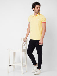 SPYKAR Polo Collar Cotton Slim Fit T-shirt