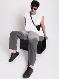 Bene Kleed Men Baggy Fit Pure Cotton Ombre Jeans