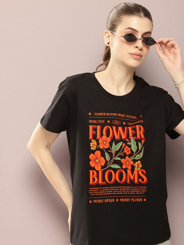 DILLINGER Typography Printed Pure Cotton Boxy T-shirt