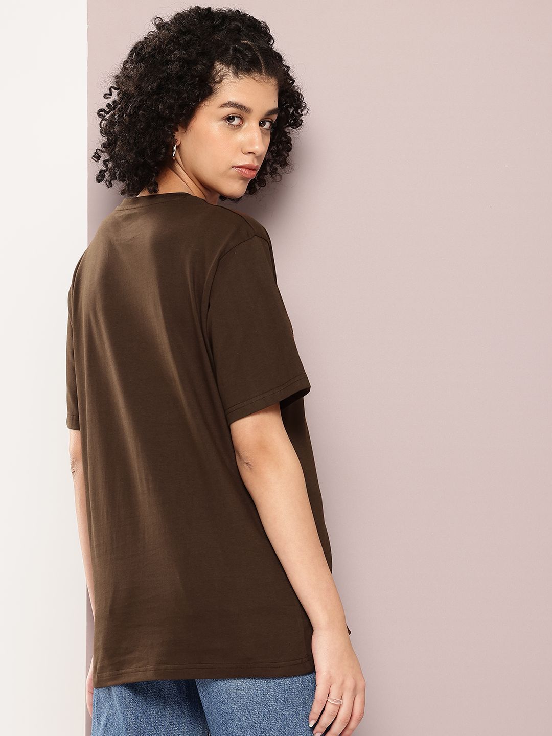 DILLINGER Women Graphic Printed Oversized T-shirt