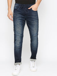 Being Human Men Mid Rise Clean Look Heavy Fade Jeans