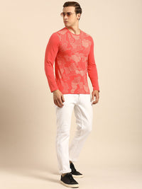 Being Human Abstract Printed Pure Cotton T-shirt