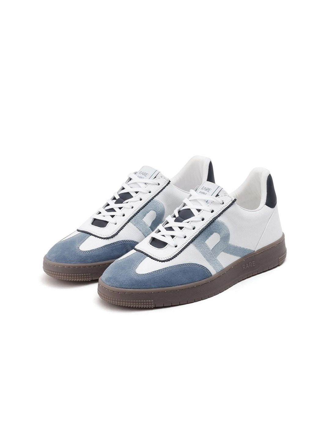 RARE RABBIT Men Printed Leather Sneakers