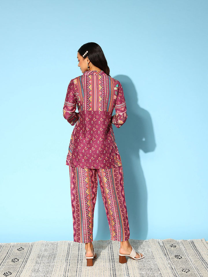 Indo Era Women Floral Printed Co-Ords Set