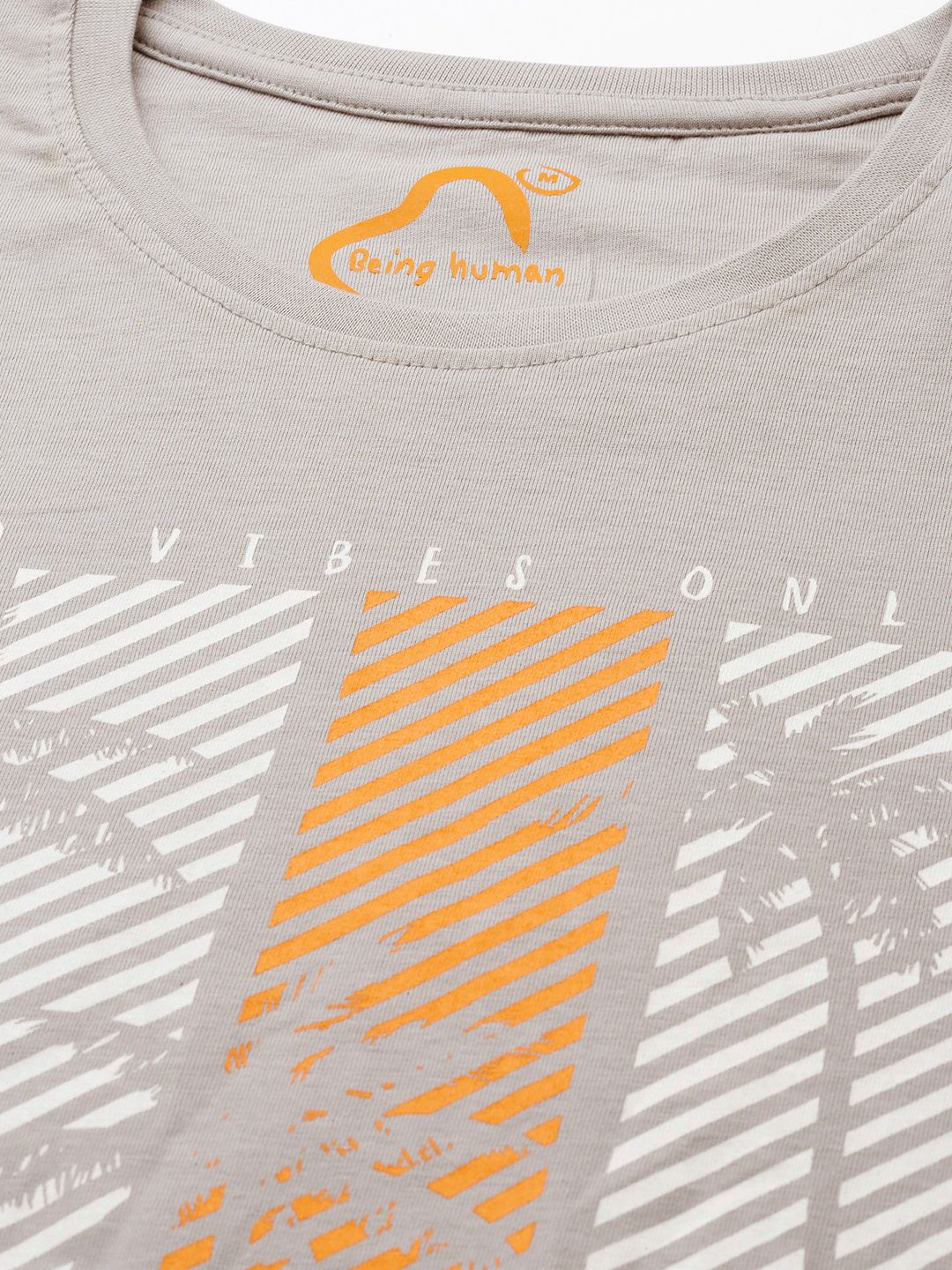 Being Human Tropical Printed Pure Cotton T-shirt