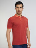Raymond Pure Cotton Modern Fit Polo Collar T-shirt