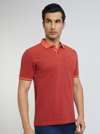 Raymond Pure Cotton Modern Fit Polo Collar T-shirt