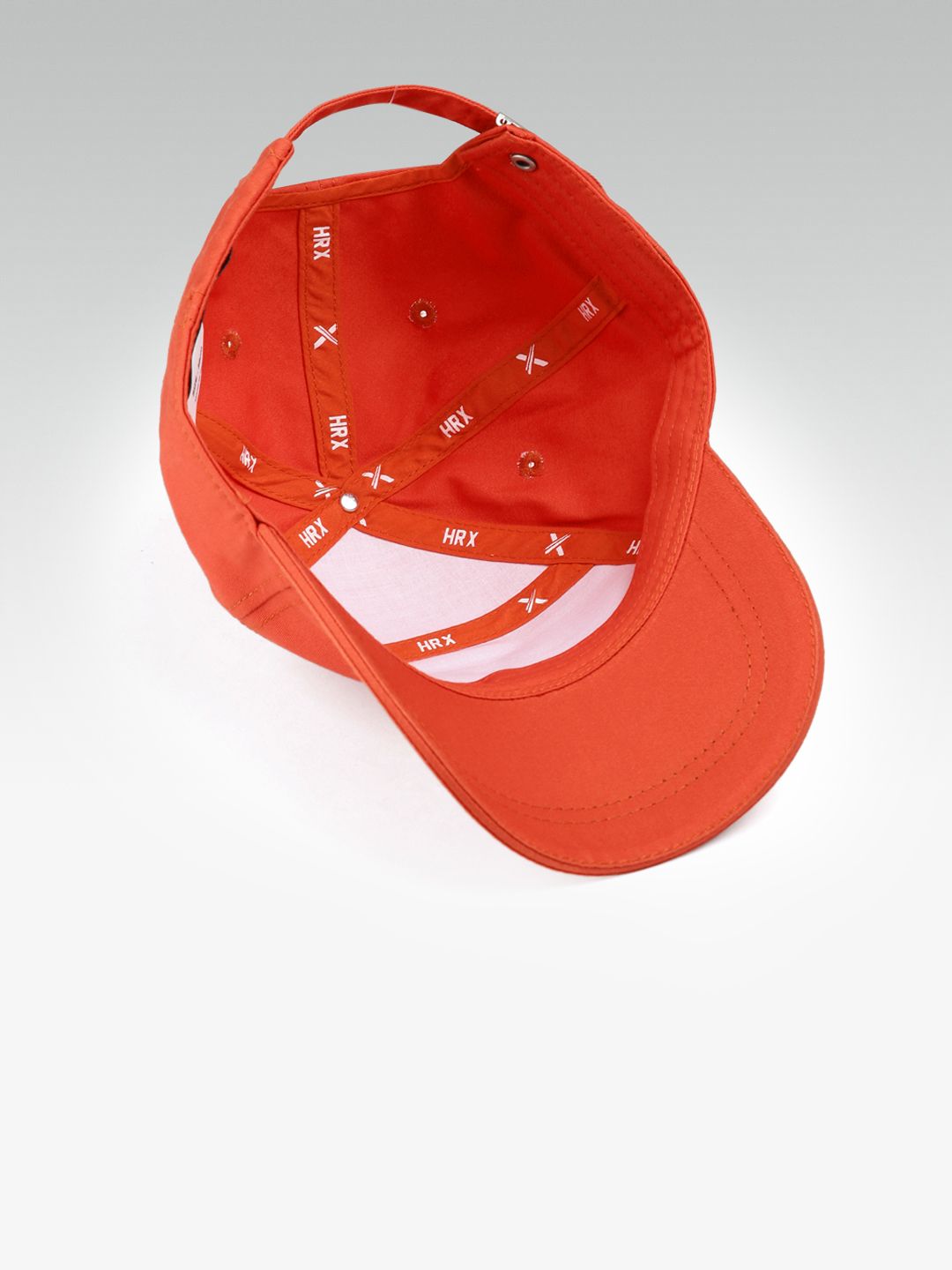 HRX by Hrithik Roshan Unisex Orange Cotton Baseball Cap