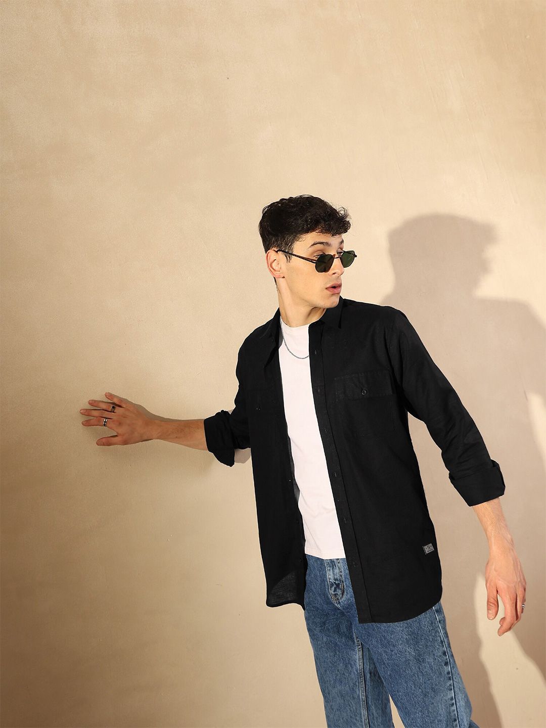 DENNISON Men Double Pocket Shirt