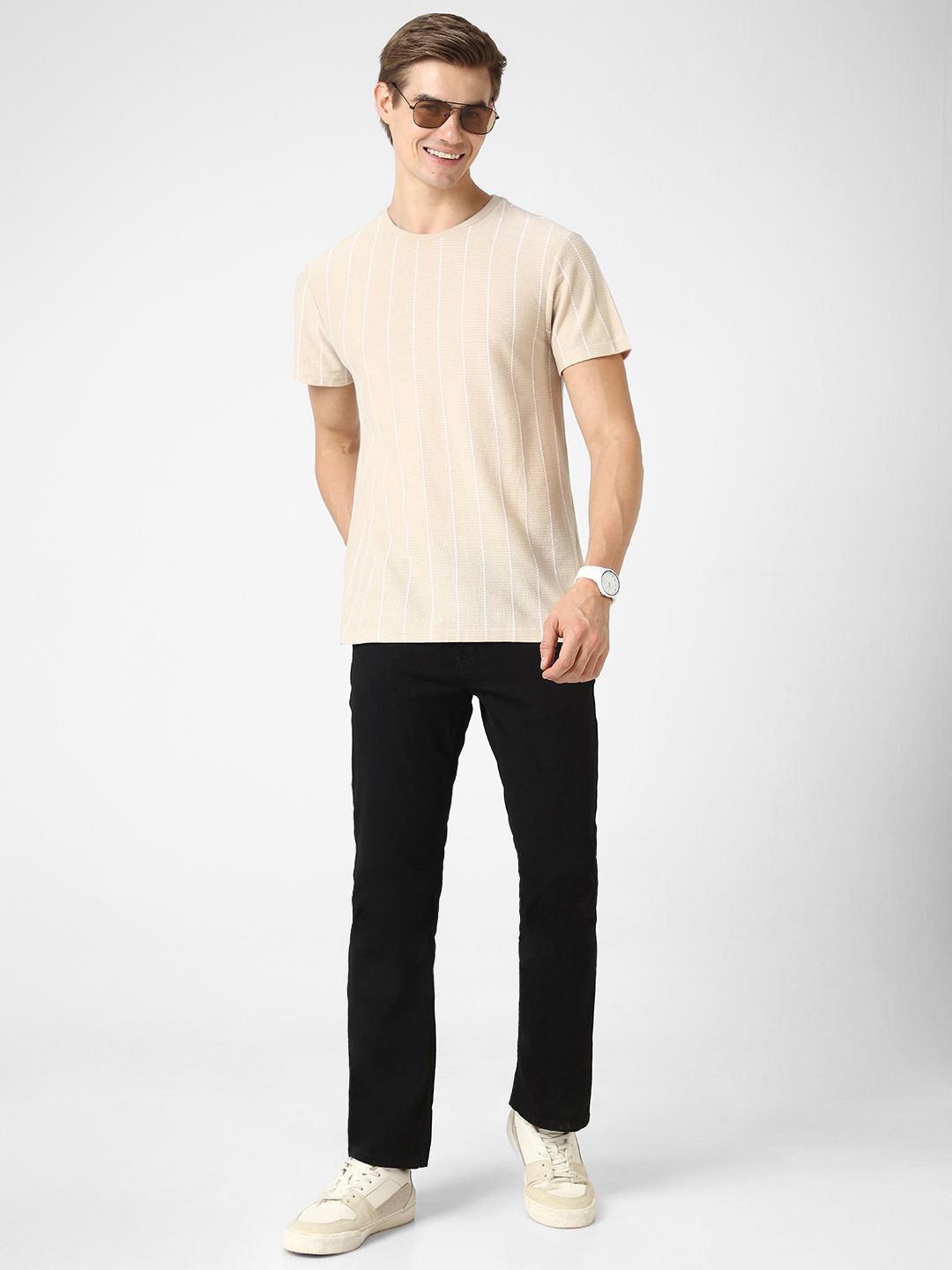 Urbano Fashion Men Mid Rise Stretchable Bootcut Jeans