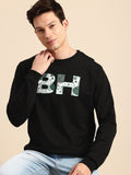 Being Human Printed Pure Cotton Sweatshirt