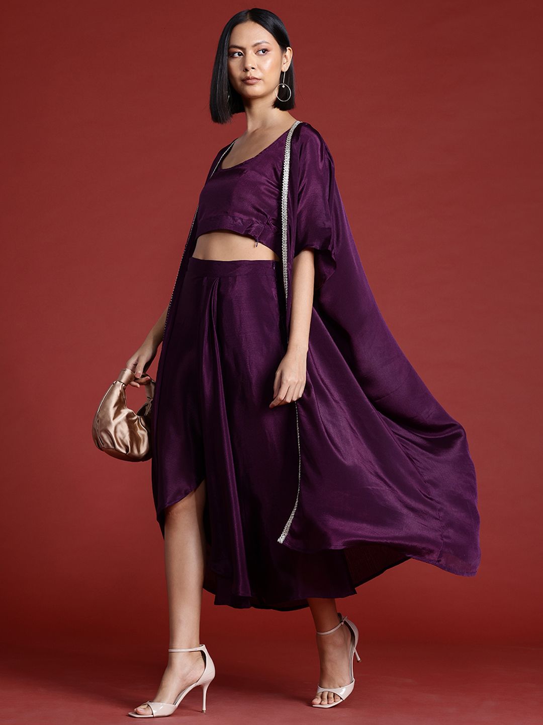 all about you Top with Skirt & Shrug Co-Ord Set