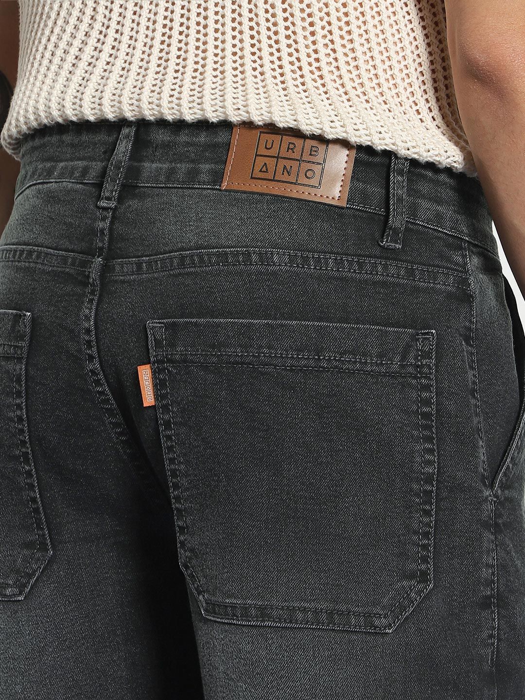 Urbano Fashion Men Heavy Fade Stretchable Jeans