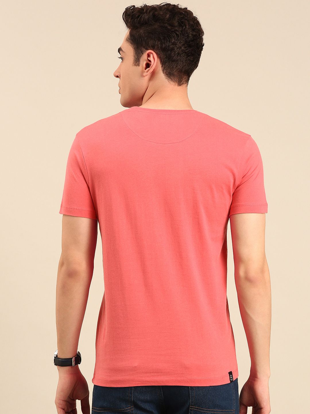 Being Human Pure Cotton T-shirt with Minimal Print