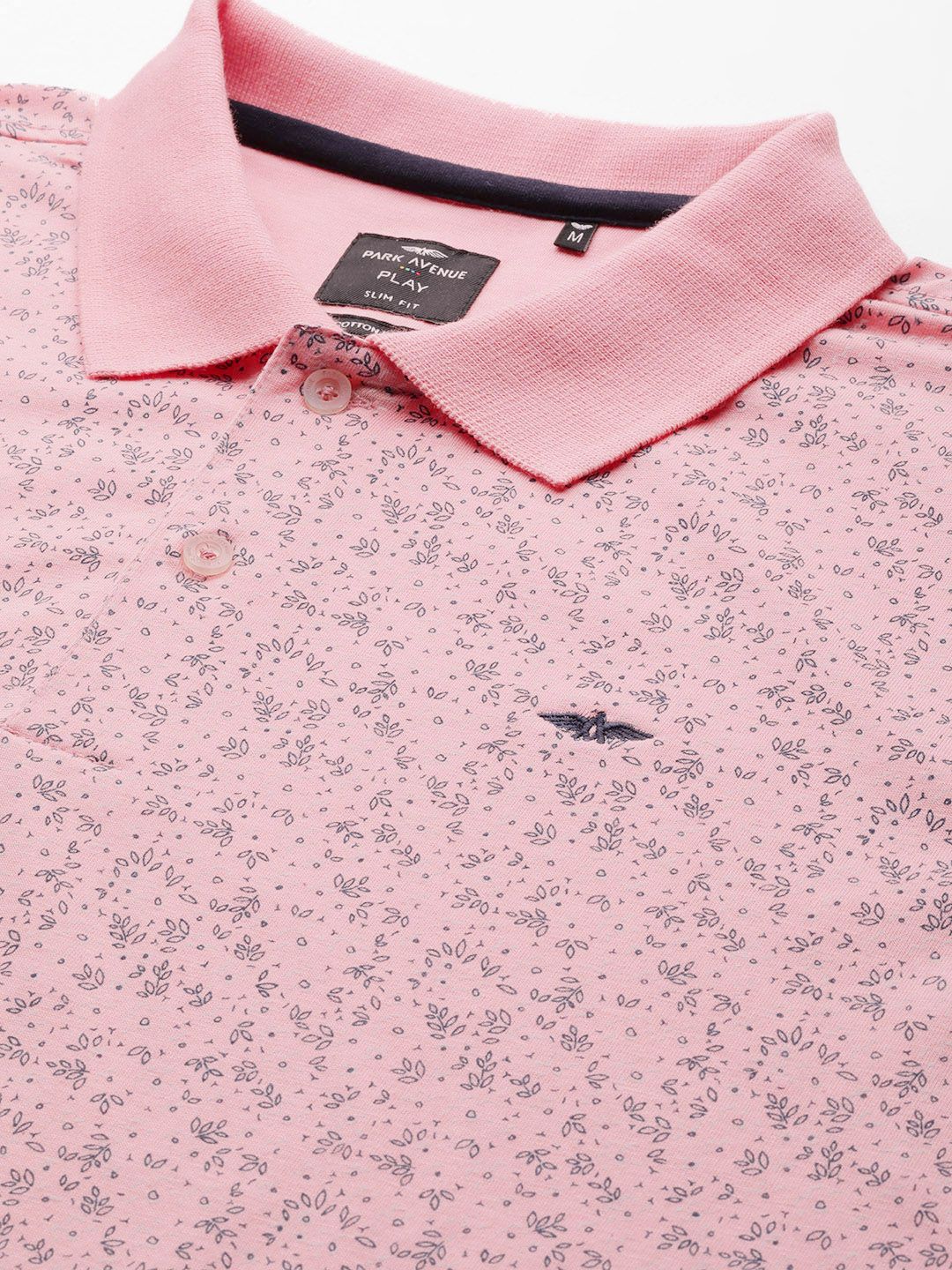 Park Avenue Cotton Rich Polo Collar Slim Fit T-shirt