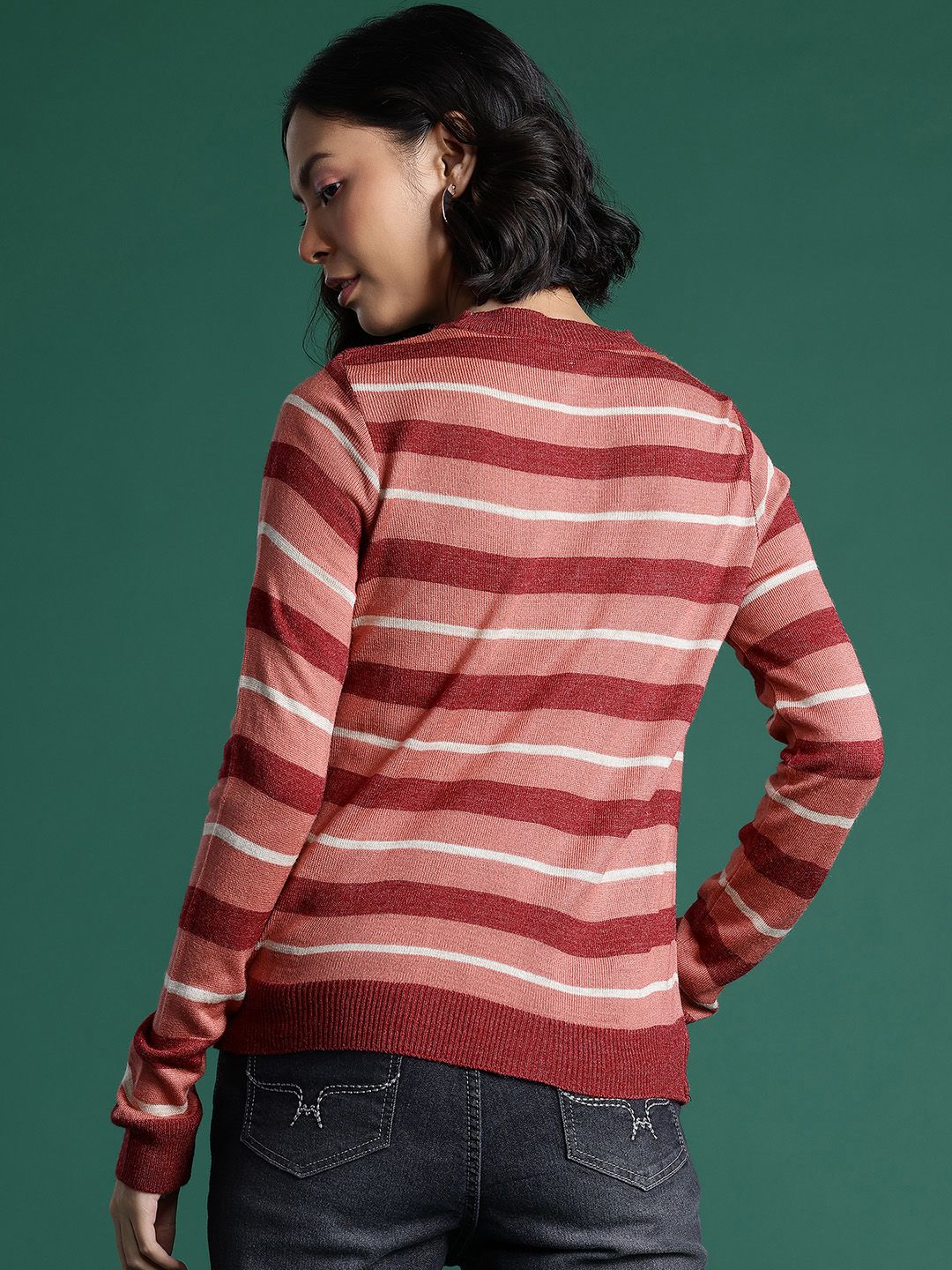 DressBerry Striped Pullover