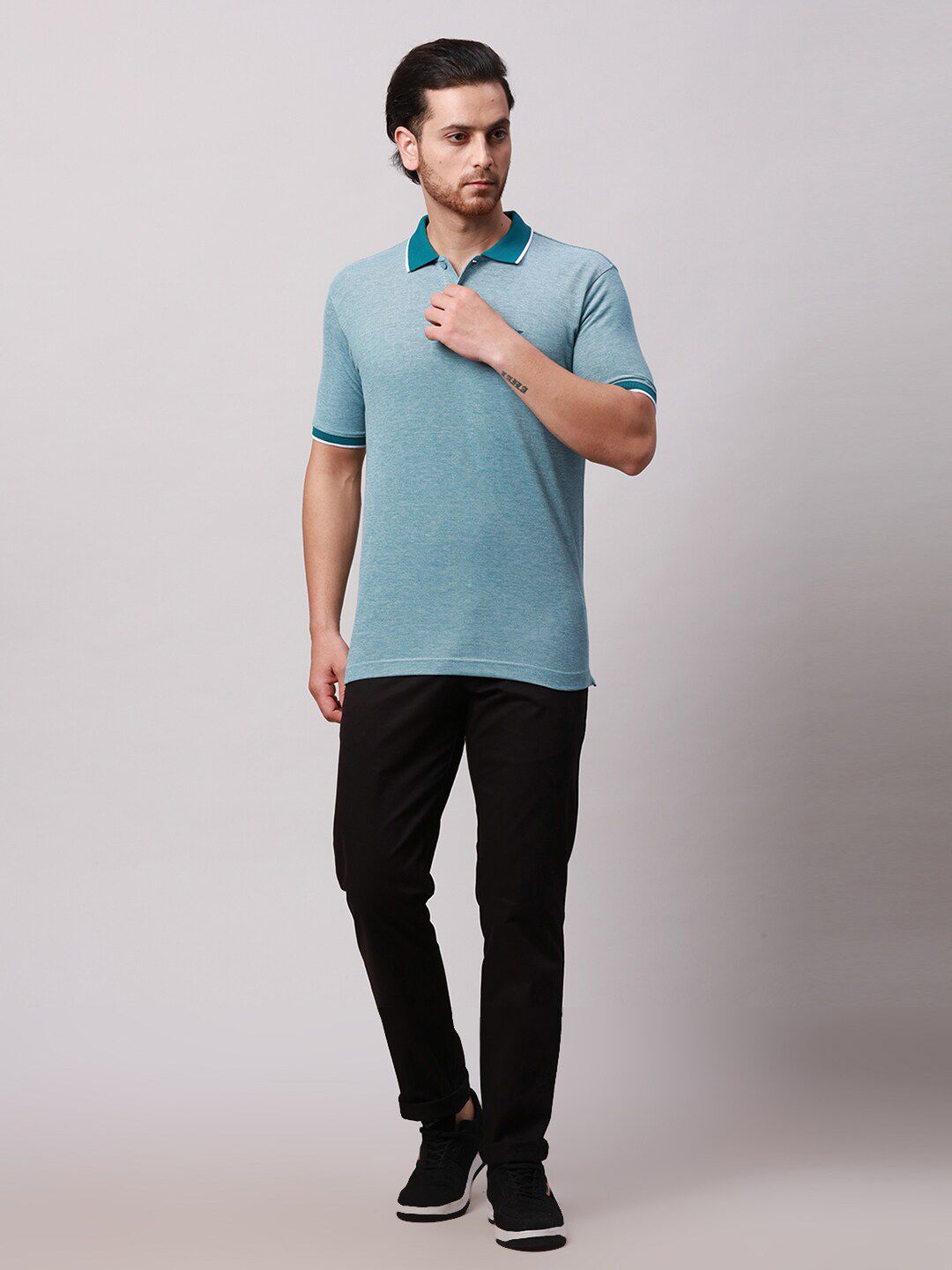 Park Avenue Polo Collar Slim Fit T-shirt