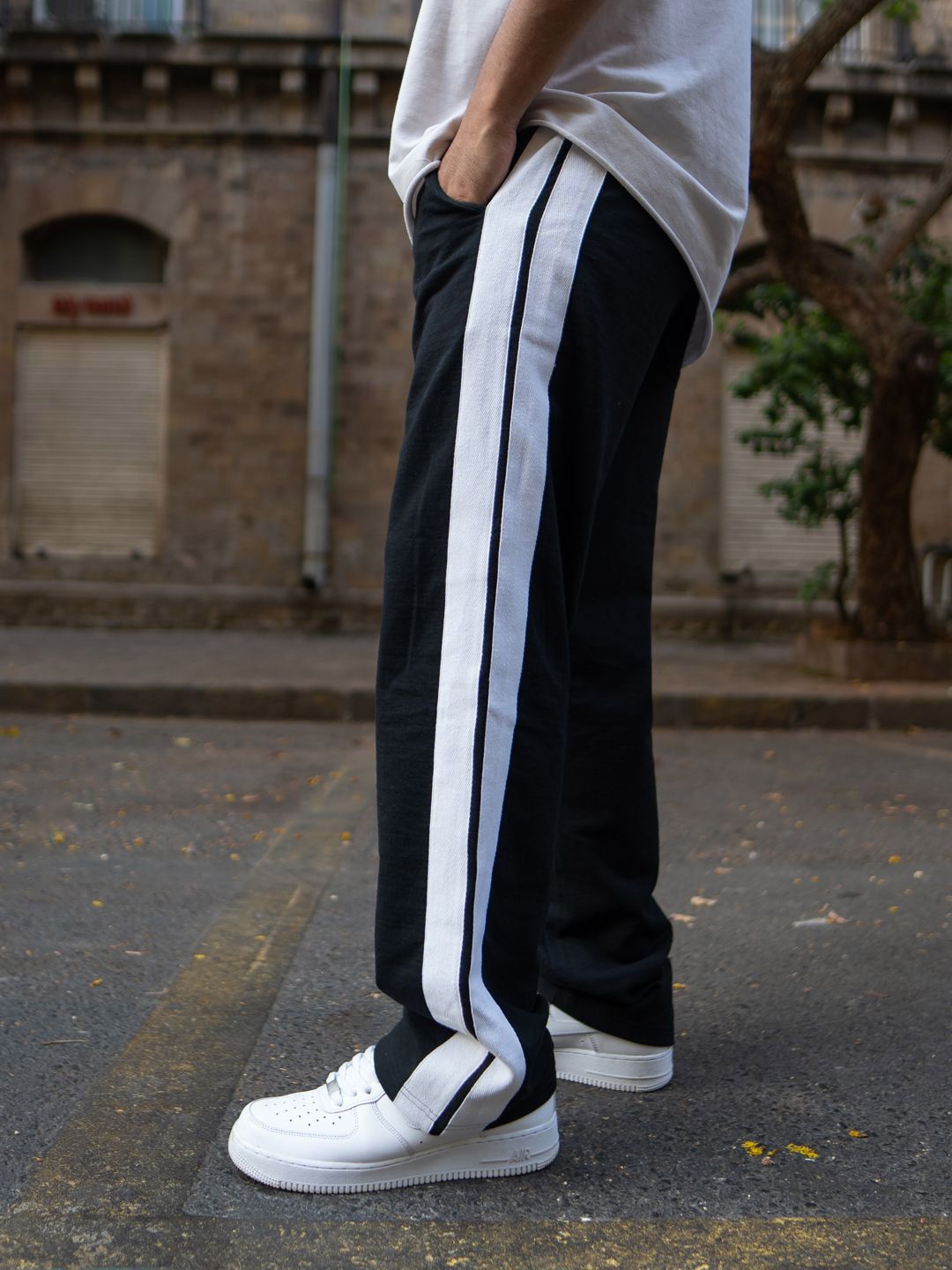 Powerlook Men Pure Cotton Mid-Rise Track Pant