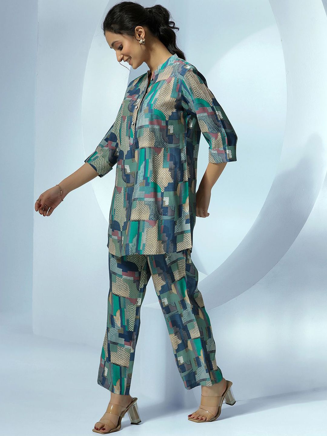 Libas Printed Tunic & Trousers Co-Ords