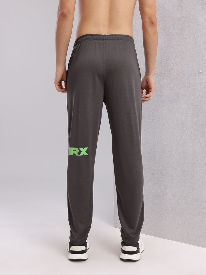 HRX by Hrithik Roshan Men Rapid-dry Brand Logo Print Training Track Pants