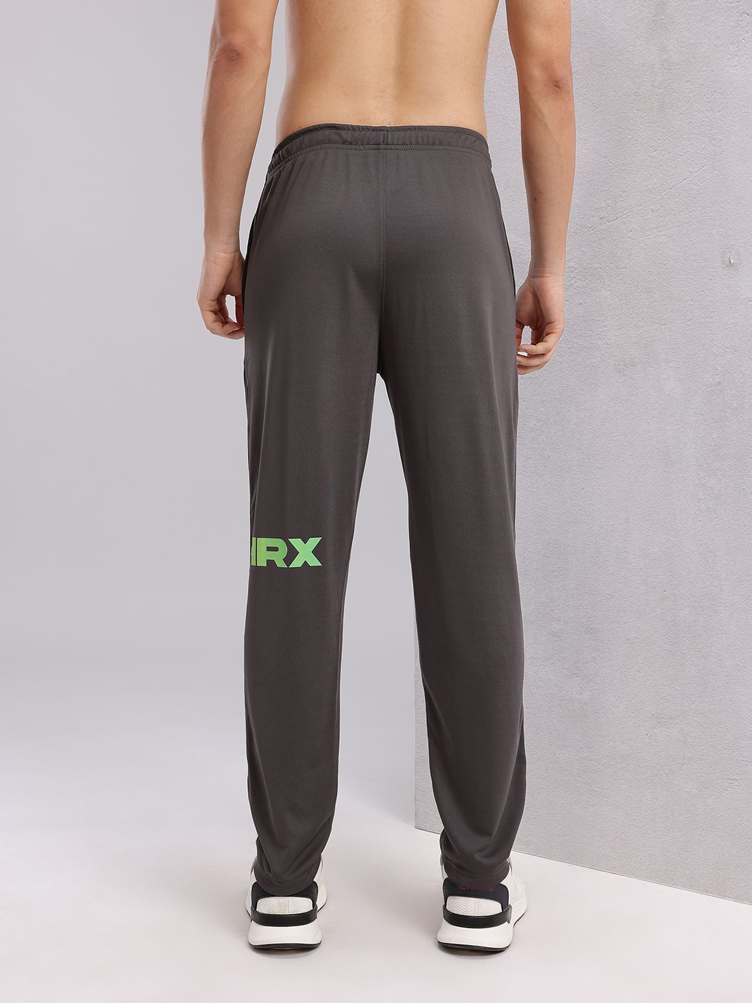 HRX by Hrithik Roshan Men Rapid-dry Brand Logo Print Training Track Pants