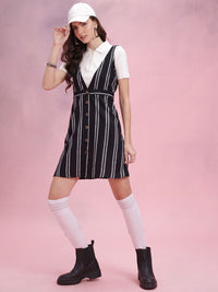DressBerry Striped A-Line Dress