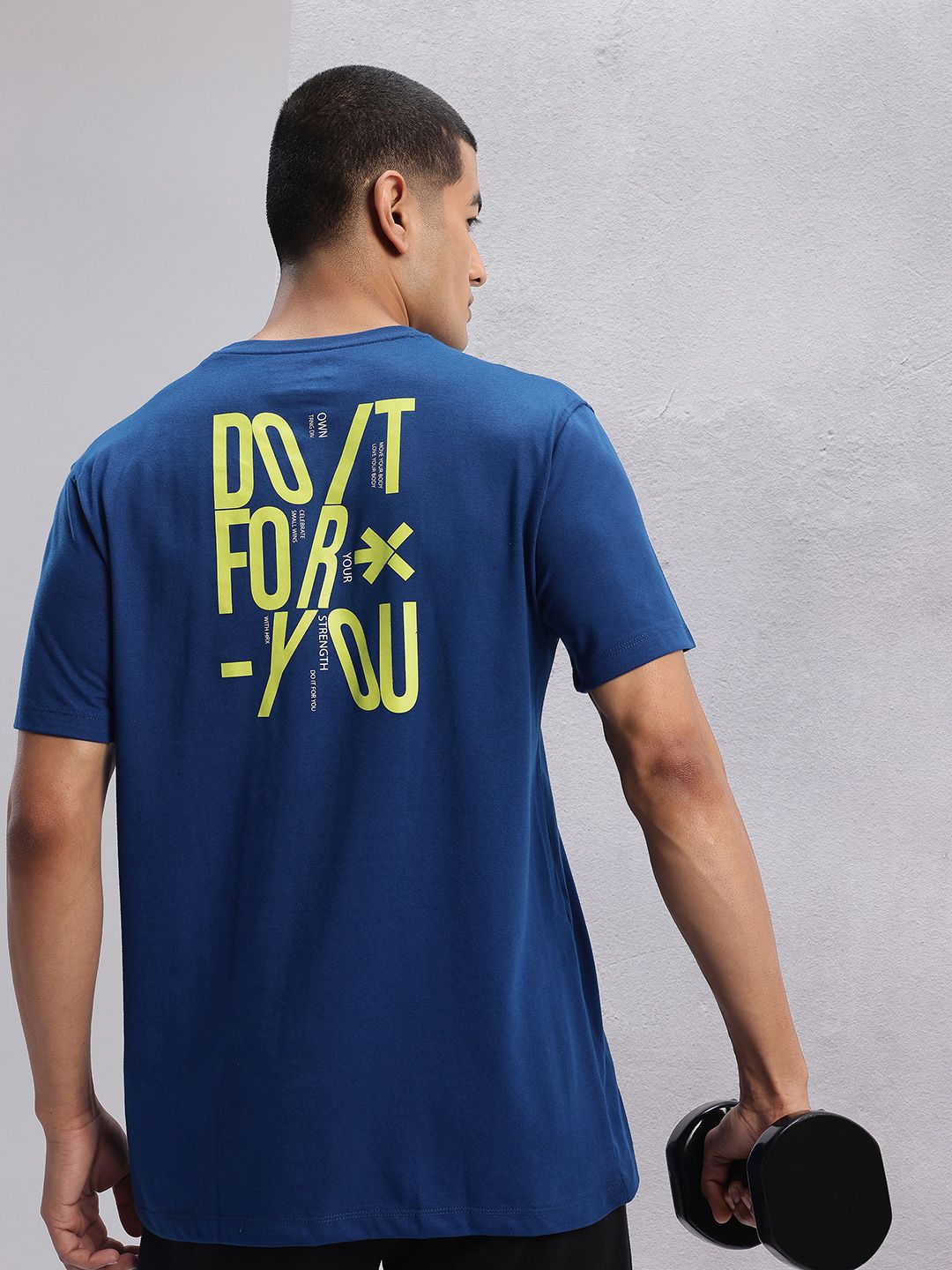 HRX by Hrithik Roshan Men Typography Printed Training T-shirt